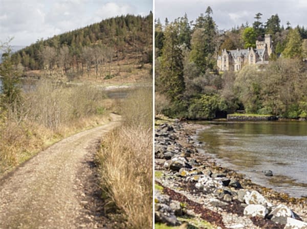 view of teh island and stonefield castle