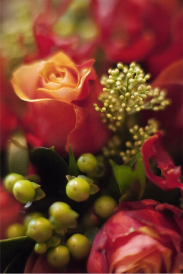 christamas wedding flowers