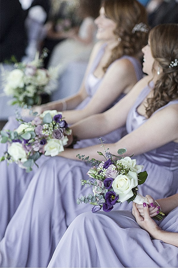 bridemates and flowers