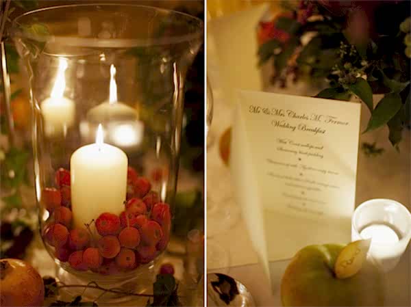 christmas wedding decor