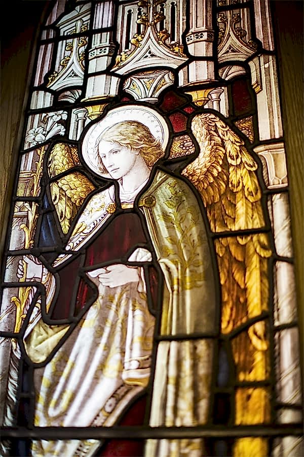 stained glass in a church