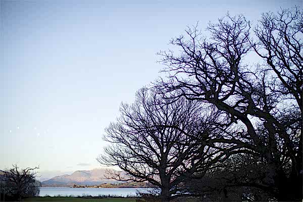 view over ben lomond and loch lomond