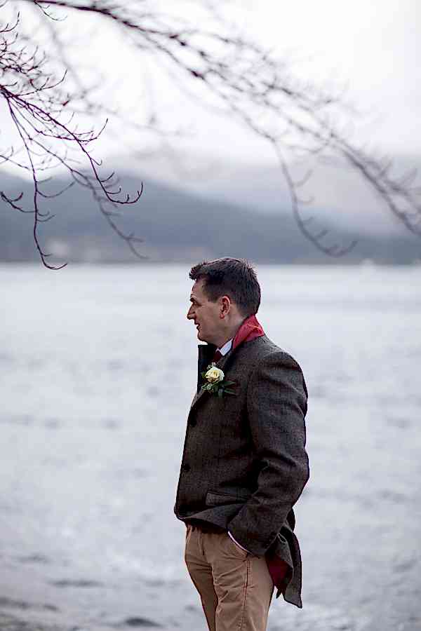 groom next to loch goil
