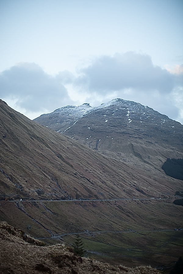 leaving the lodge on loch goil scotland
