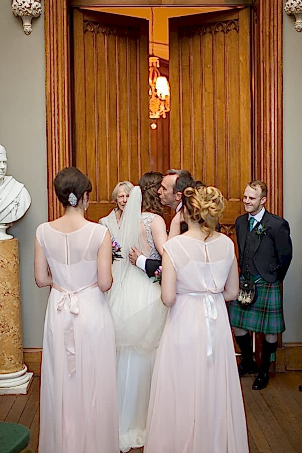 wedding ceremony at Blairquhan Castle