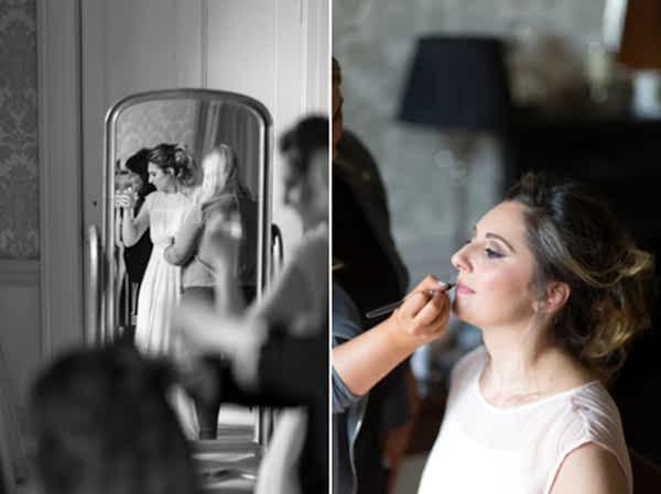 wedding preparations at blairquhan castle