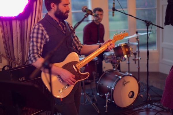 rock band playing