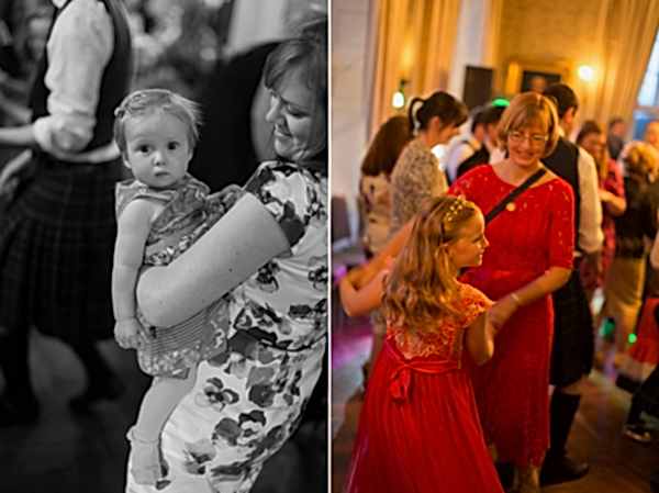 kids dancing during wedding