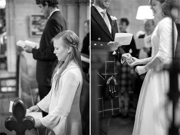 singing during wedding ceremony