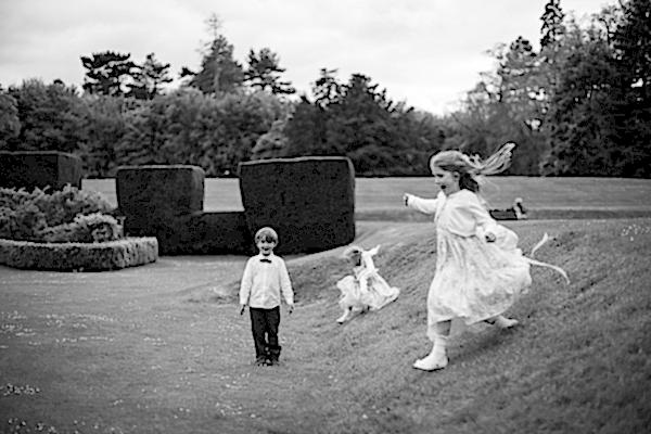 kids playing at wedding venue scotland