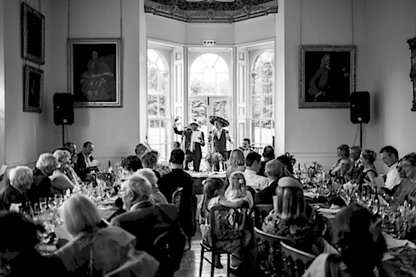 best men dressed as mariachi at wedding speeches