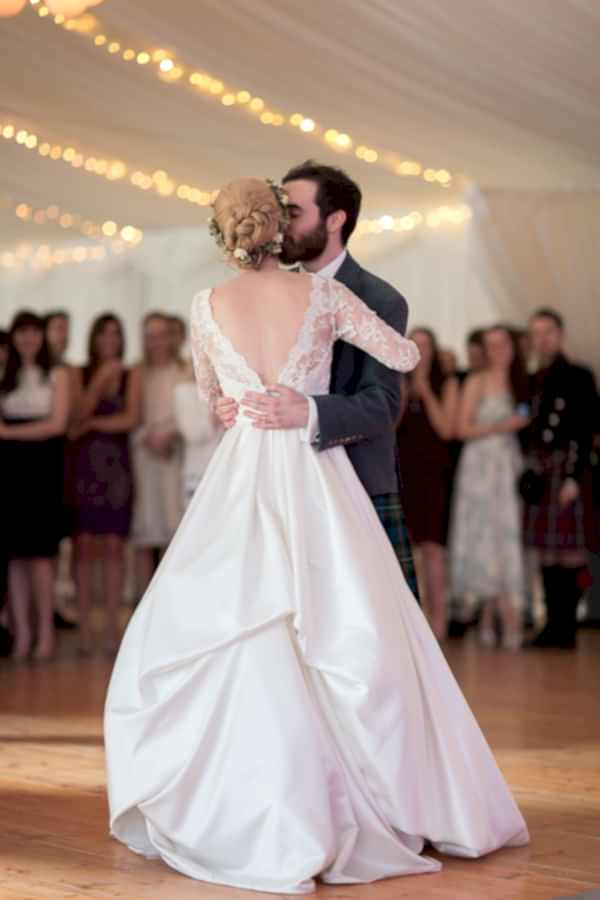 first dance at boturich castle wedding