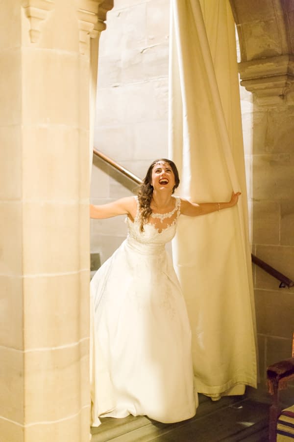 bride laughing photo by fotogenic of scotland