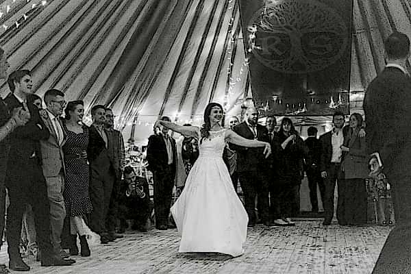bride and groom staring first dance ardkinglas loch fyne