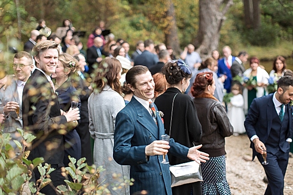 wedding guests at ceremony