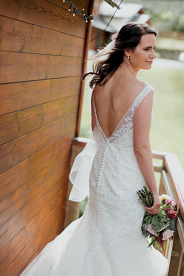 bride at the lodge on loch goil