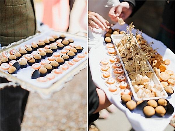 wedding canapies scottish style