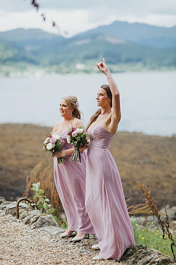 brideasmates on shores of loch goil