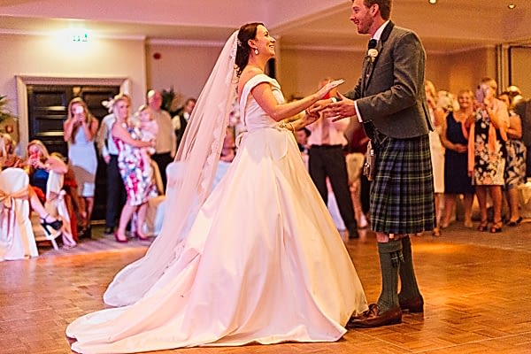 cameron house wedding photographer first dance