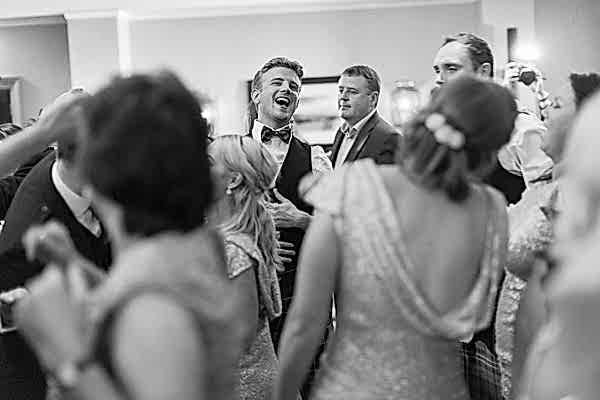 guests singing and dancing