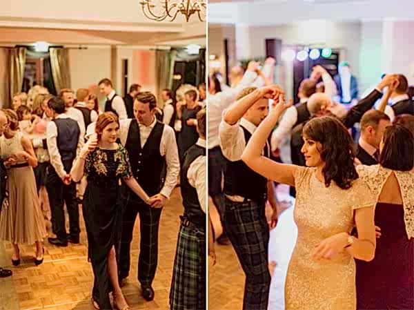gusests dancing scottish dances at cameron house hotel