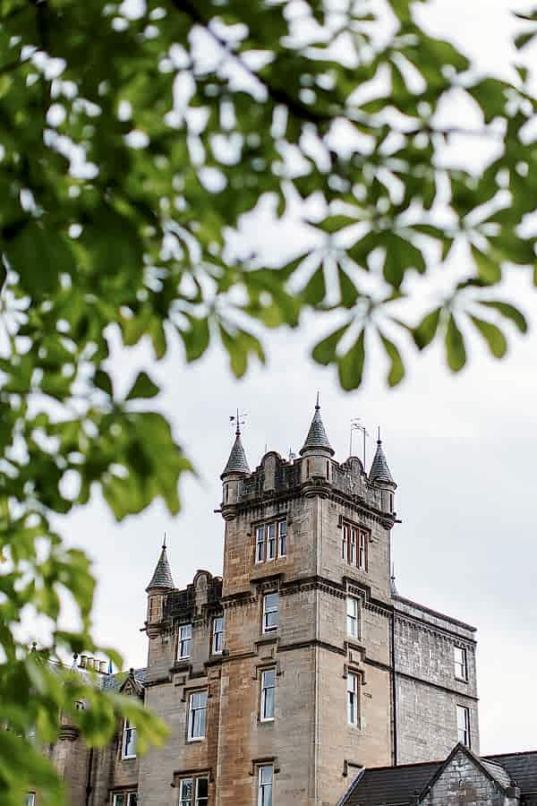 cameron house tower view next to loch lomond