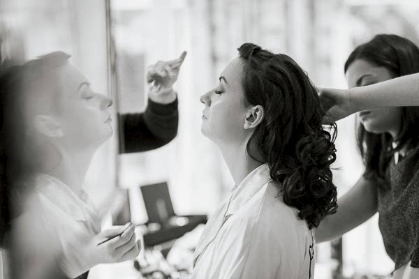 bride gettin ready in bearsden glasgow