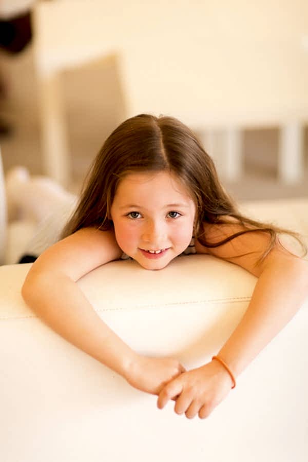 portrait of a girl at the wedding 