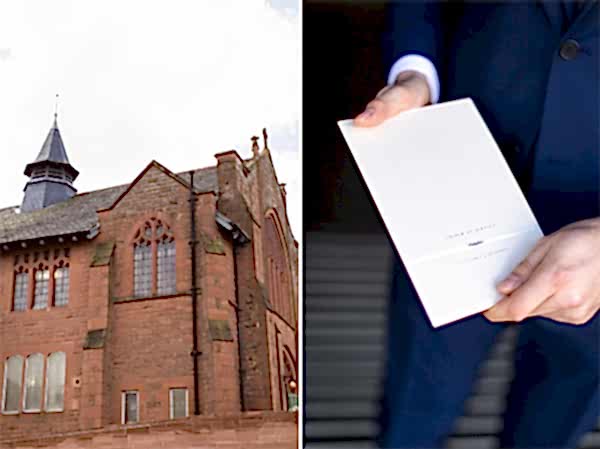 wedding invitation church of scotland 