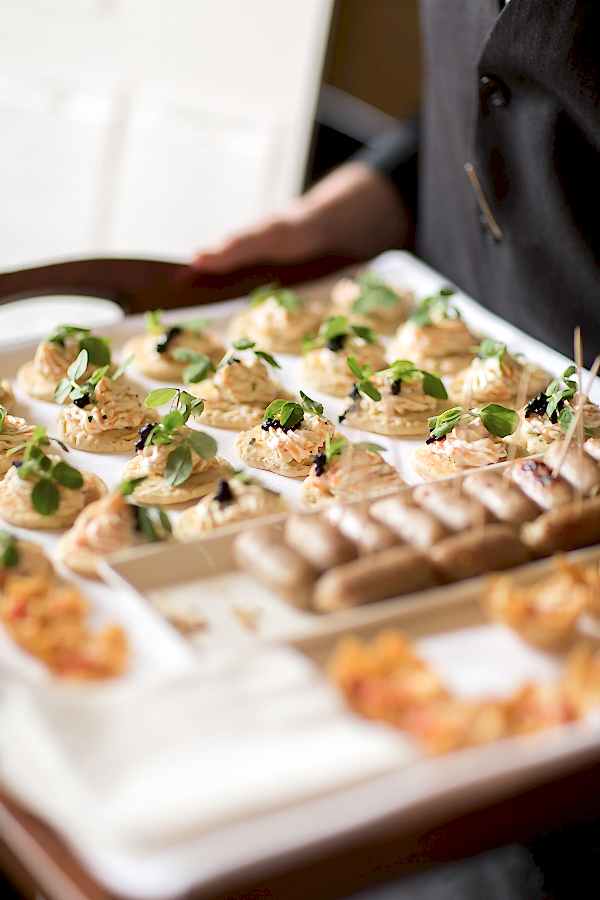 drink reception and canapes at mar hall scotland