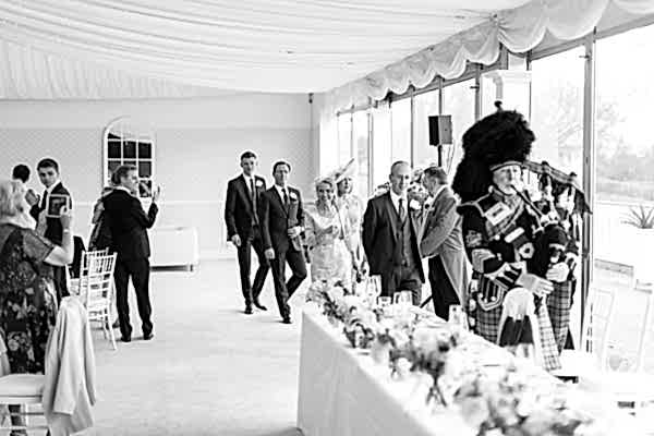 wedding breakfast photographed by fotogenic at mar hall 