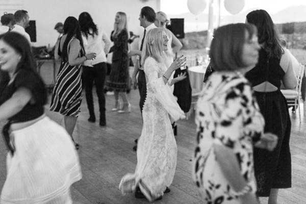 dancing at crear wedding venue 