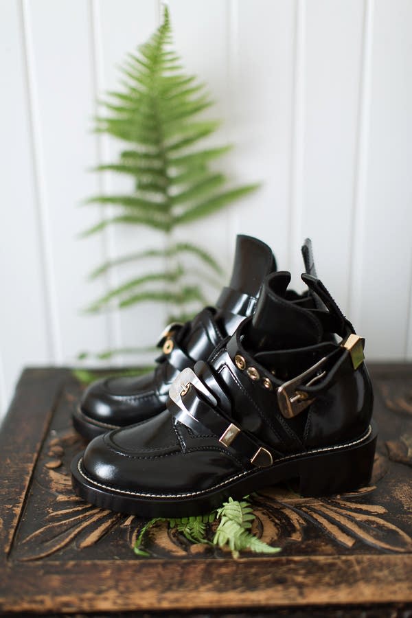 cool black wedding shoes balanciaga