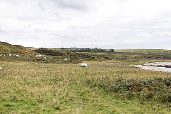 car on the crear