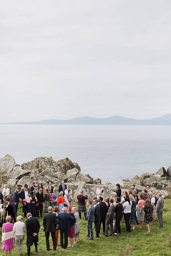 beach ceremony at crear scotland