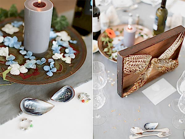 wedding table decorations at crear