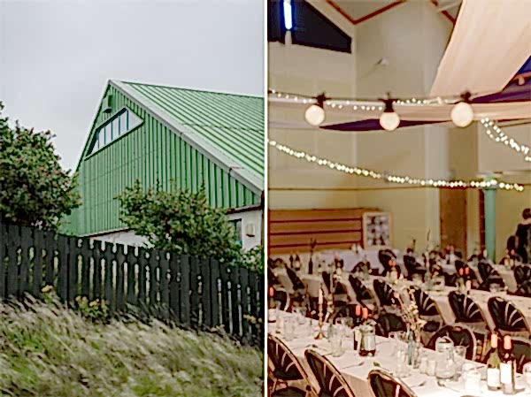 wedding reception at town hall