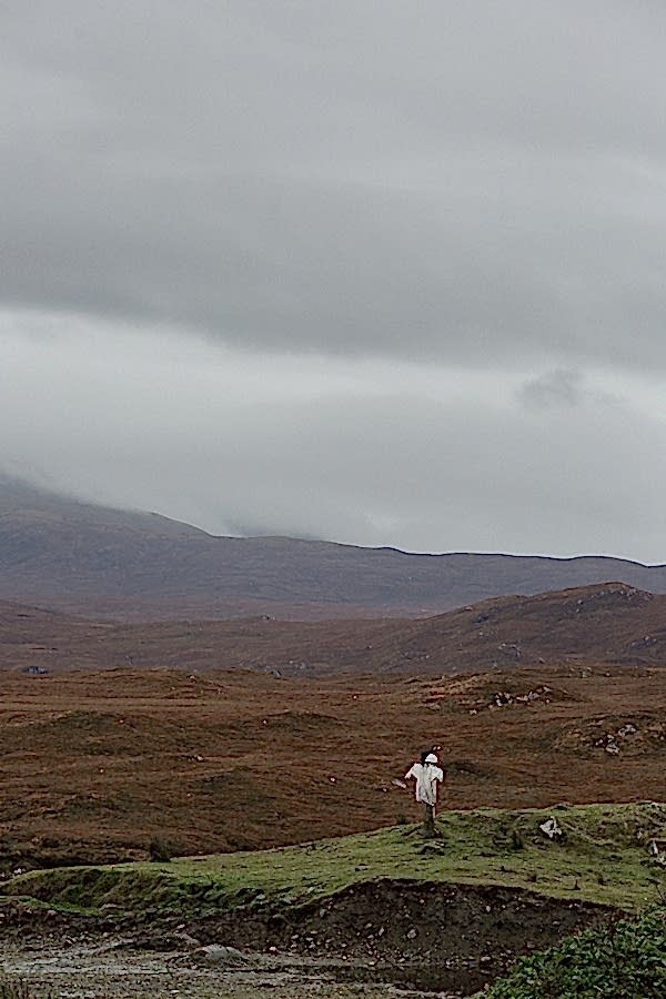 scare crow on isle of skye