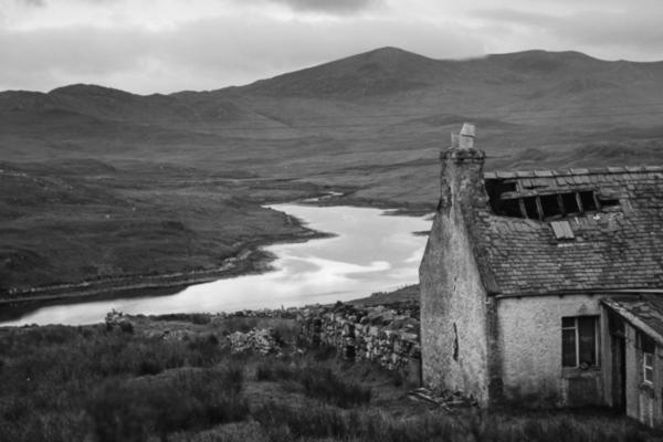 ruined house on isle of harris