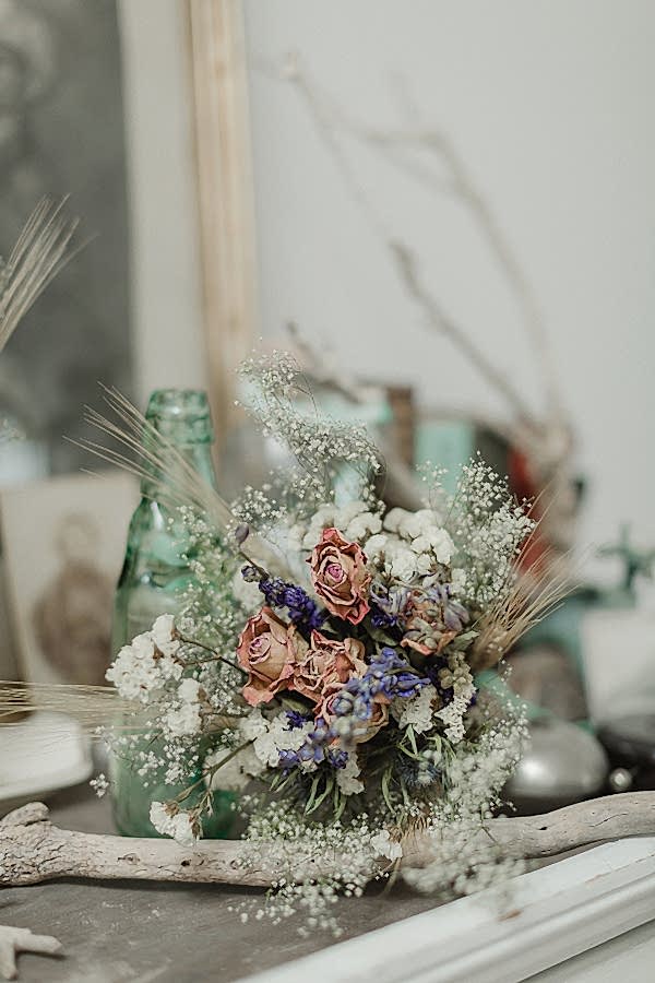 wedding flowers dried 