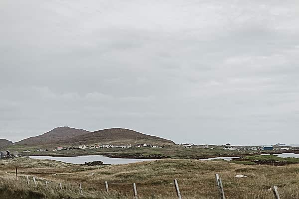 view over isle of harris village