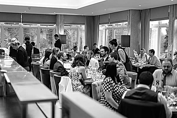 wedding breakfast at the luxury hotel cromlix 