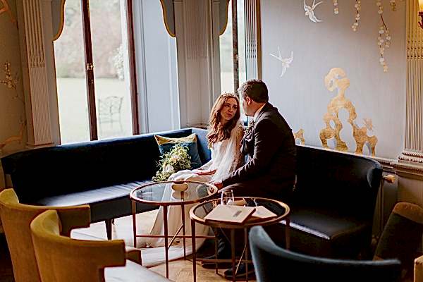 a couple shot in the cromlix hotel 