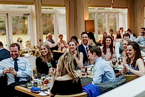 wedding guests at cromlix house 