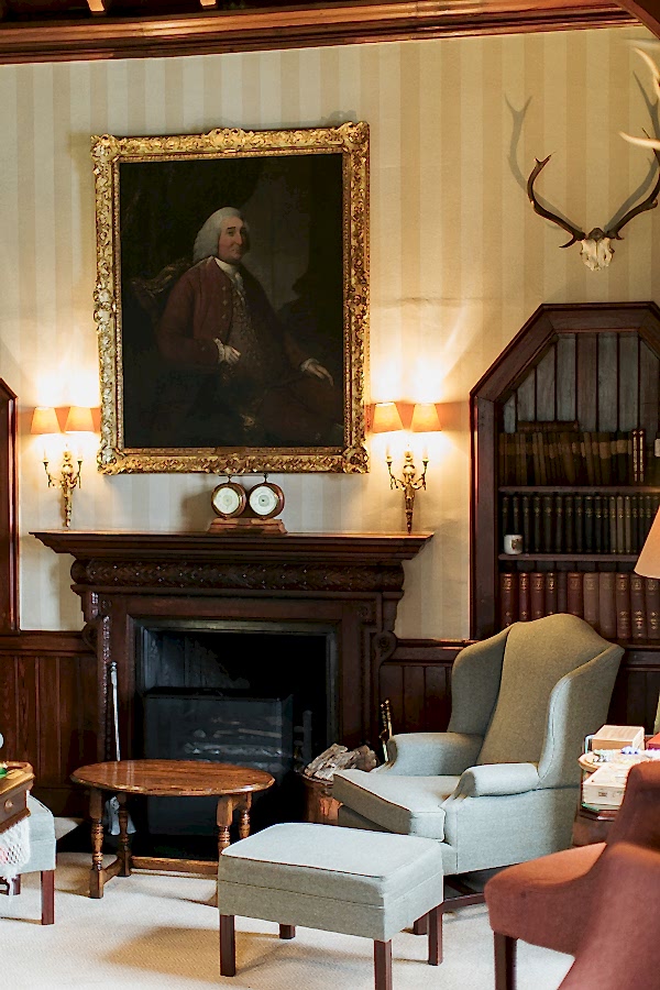 waiting room at the wedding venue cromlix 