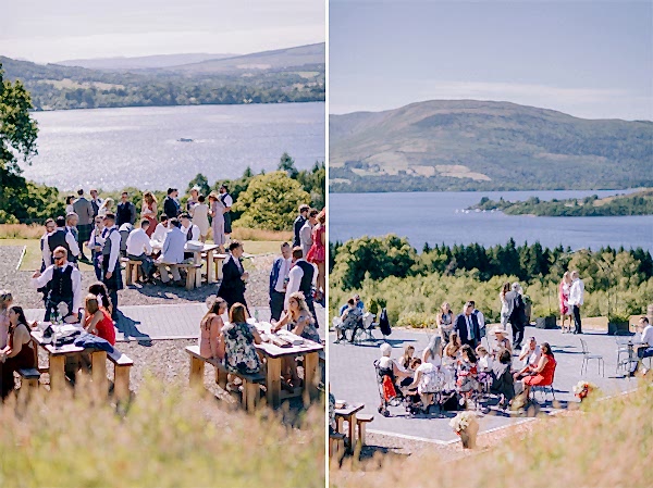 summer wedding at the castle loch lomond 