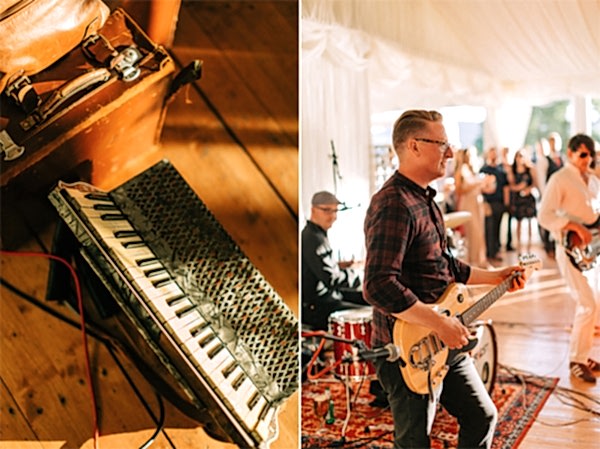 acordion at the wedding 