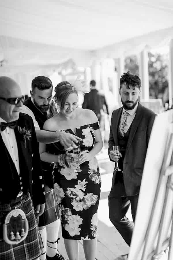 wedding at the castle loch lomond 