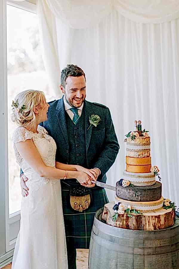 cutting of the cake loch lomond 