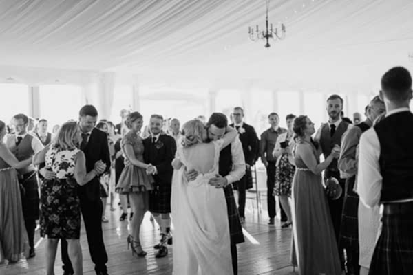 evening reception first dance loch lomond 
